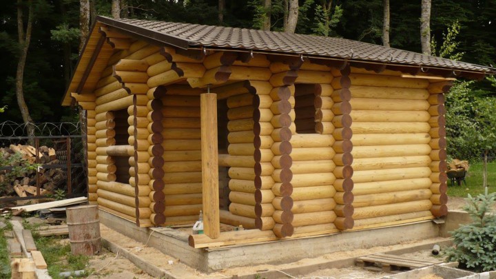 Баня 5х6 сруб