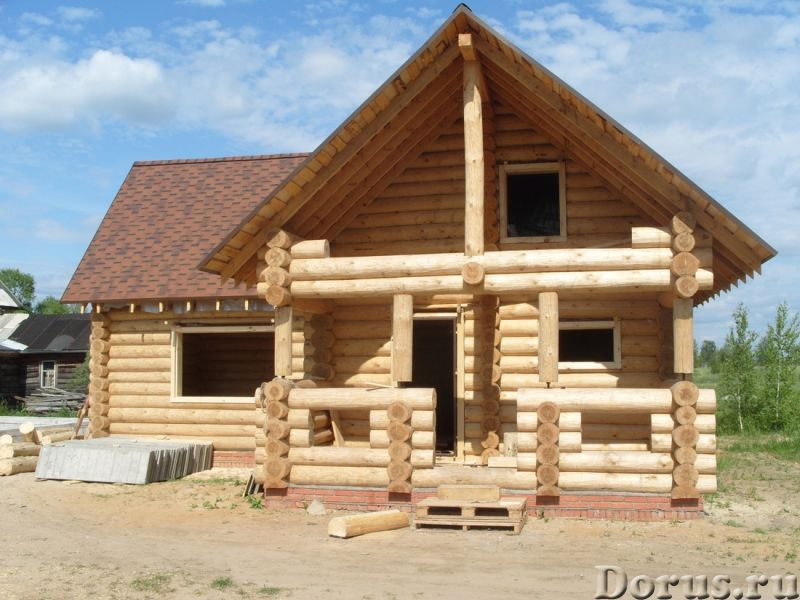 готовые дома из бревна фото