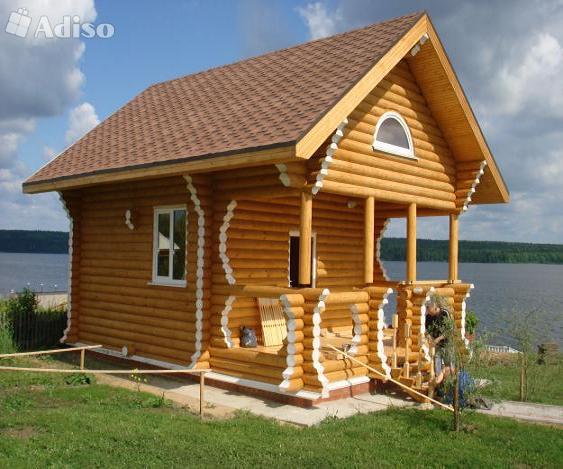 оцилиндрованные срубы фото